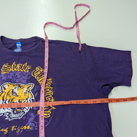 Two LSU Tigers Purple Size XL Shirts, one tee, one sleeveless jersey - Picture 5 of 12